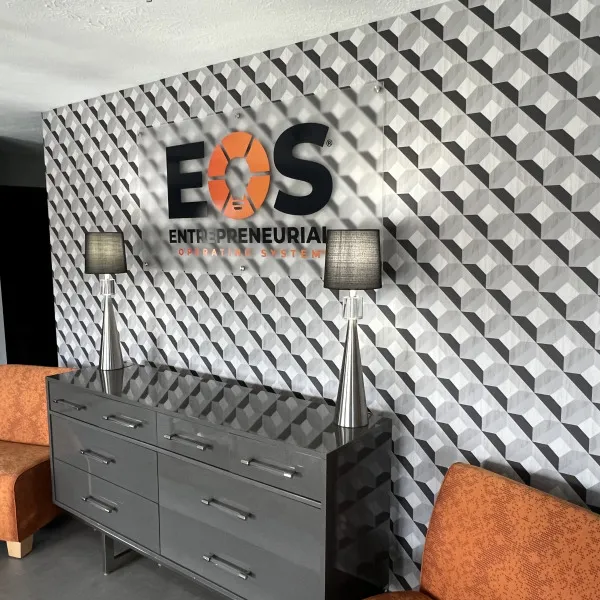 EOS Lobby Sign