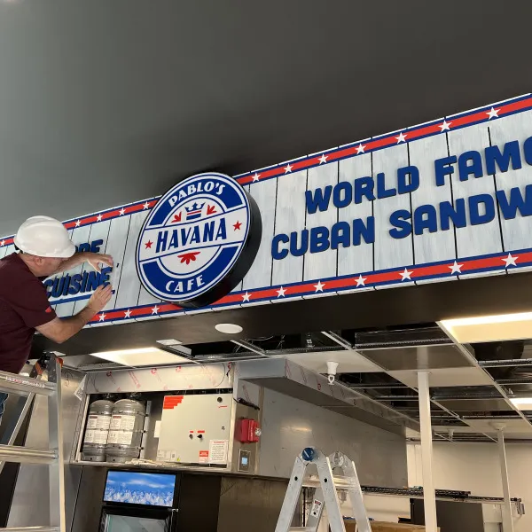 Pablo’s Havana Cafe Storefront Sign 4