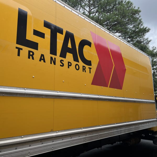 L-TAC Box Truck Vinyl Graphics