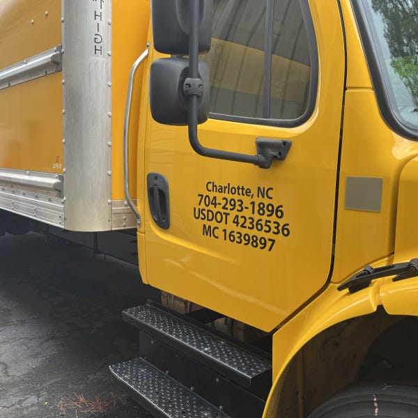 L-TAC Box Truck Vinyl Graphics