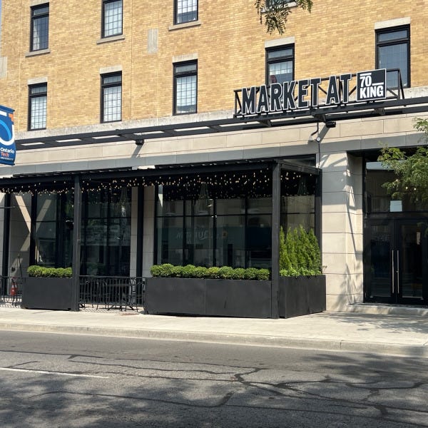 Exterior Sign - Market at 70 King