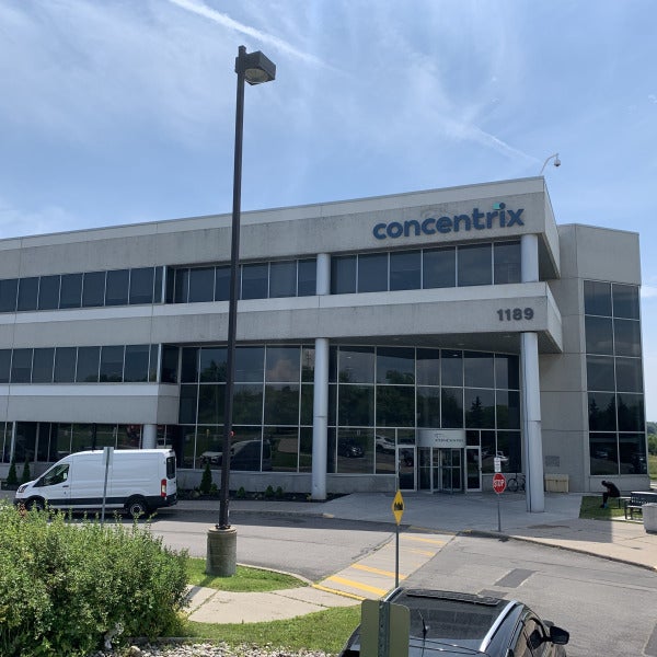 Halo Lit Channel Letters for Concentrix in Oshawa, ON