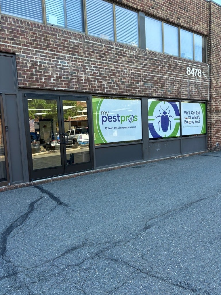 Transforming Storefronts: How Signarama Tysons Corner Revitalized My Pest Pros in Vienna, VA with Vibrant Vinyl Graphics