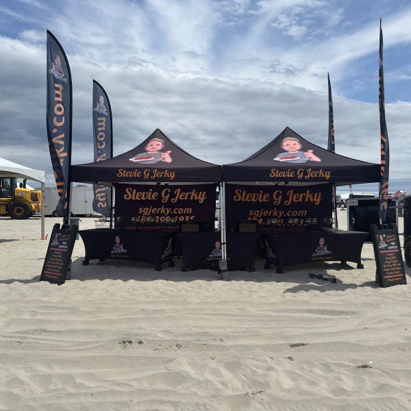 Stevie G Jerky Beach Event