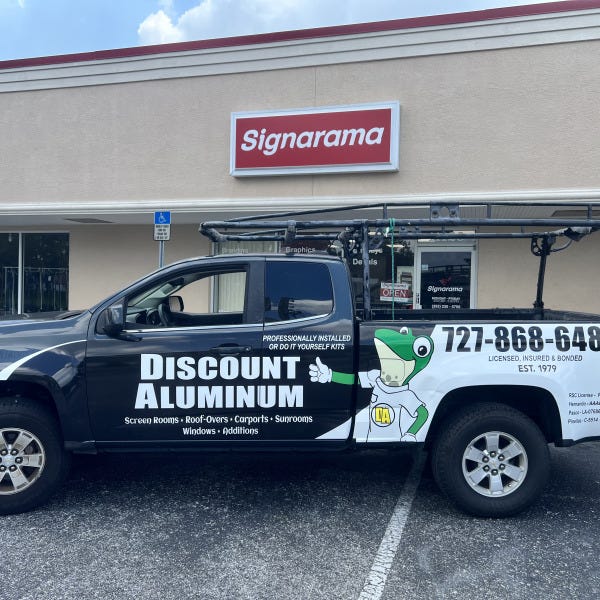 Vehicle wrap, decals, graphics in Hudson, FL