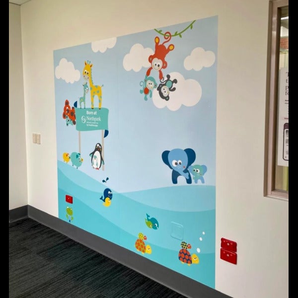 Wall Graphics - Healthscope - Bundoora VIC.