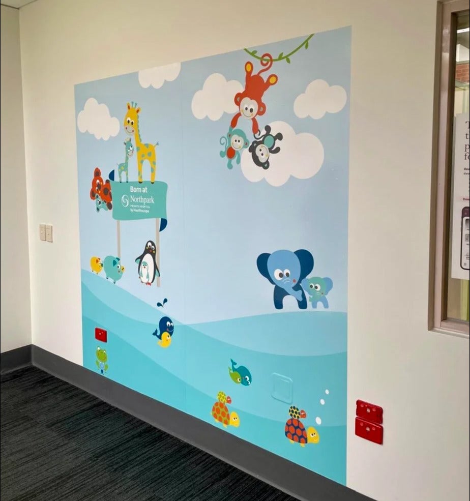 Wall Graphics - Healthscope - Bundoora VIC.