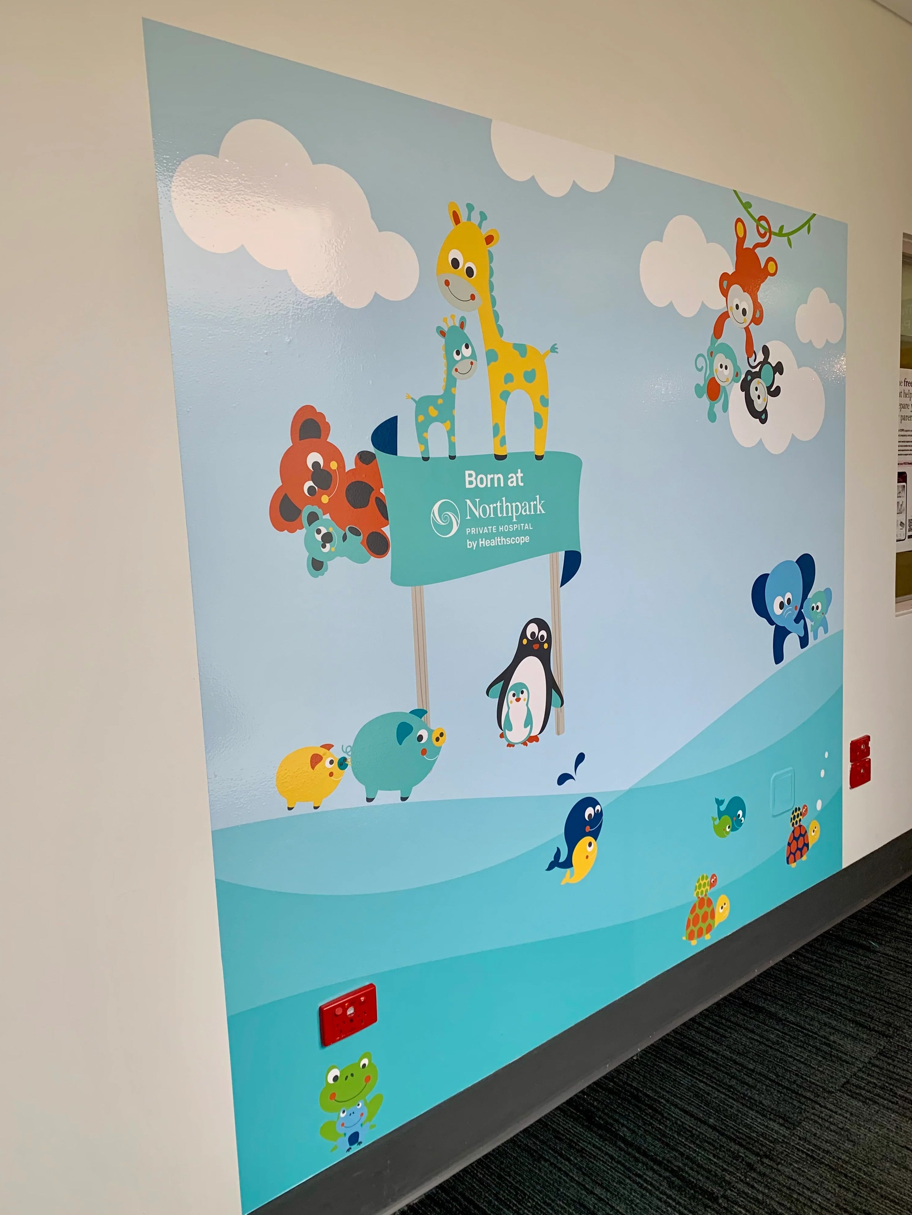 Wall Graphics - Healthscope - Bundoora VIC.