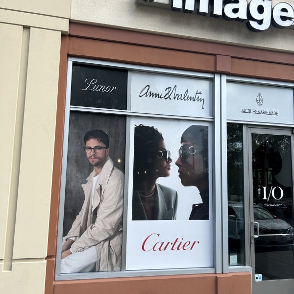 Perforated Vinyl Window Graphics for Image Optical