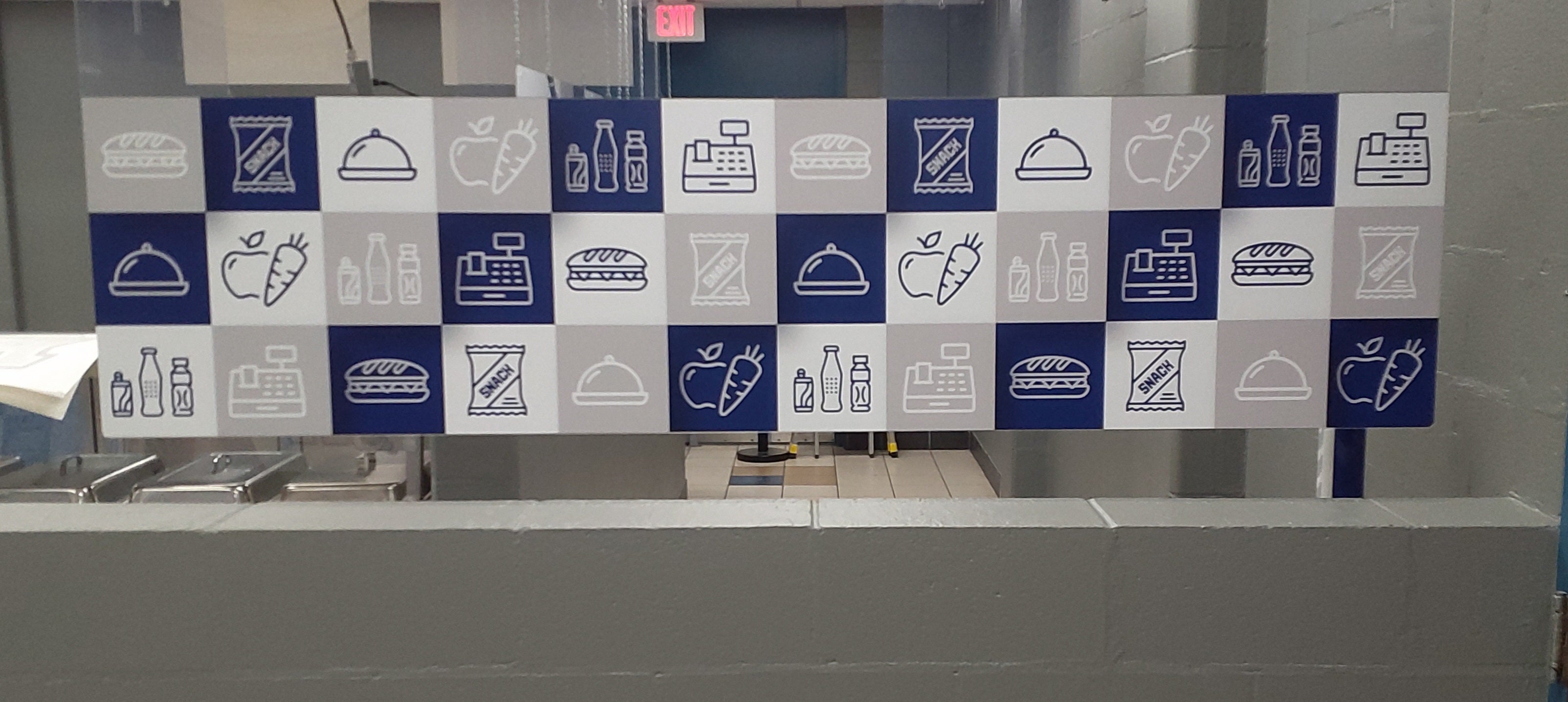 Signage Extravaganza in the Carman-Ainsworth School Kitchens