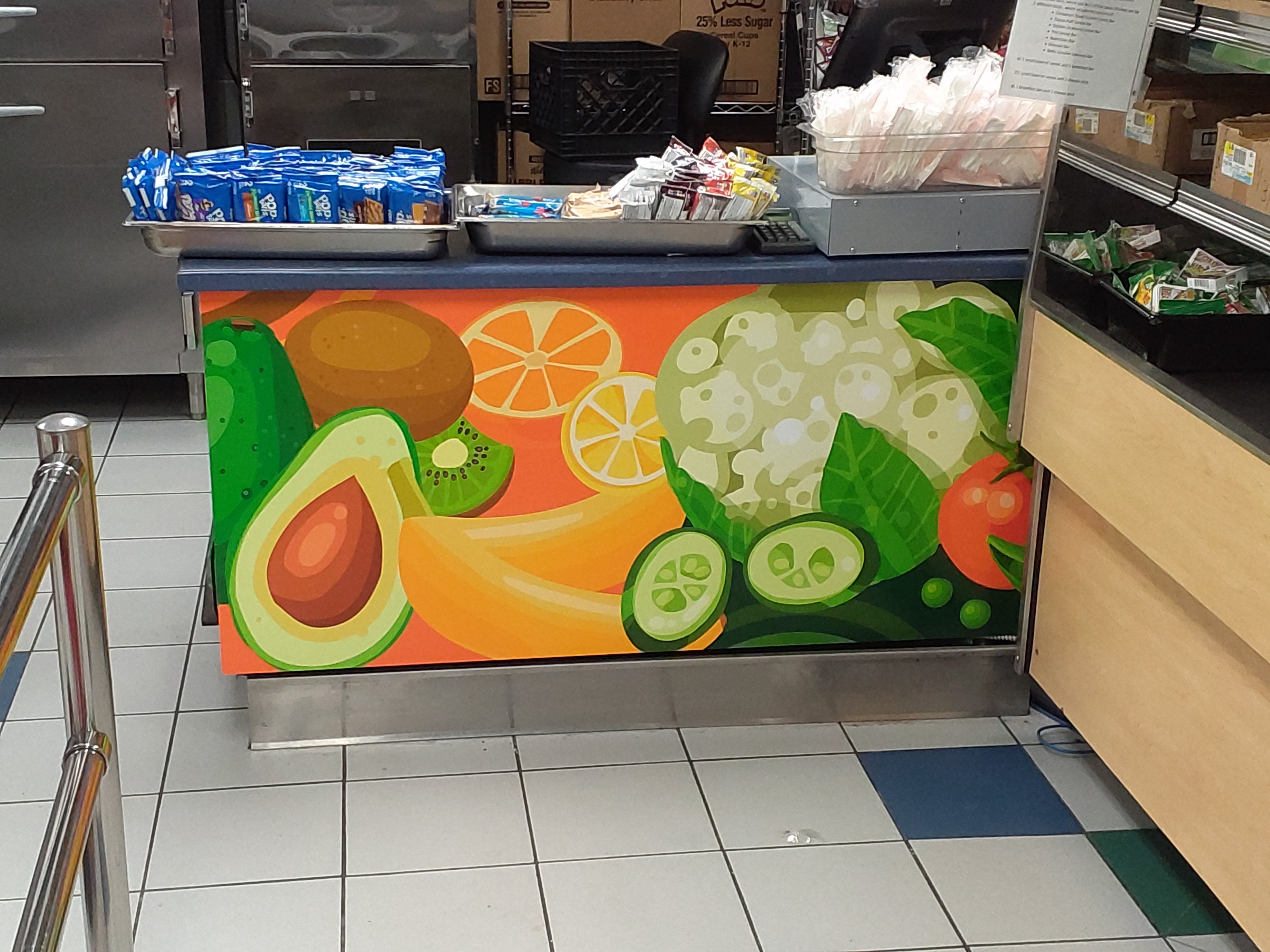 Signage Extravaganza in the Carman-Ainsworth School Kitchens