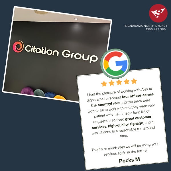 Signarama North Sydney | Customer Review Testimonial!