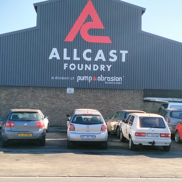 Building signage for Allcast Foundry
