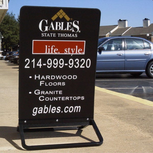 Apartment Amenity Sign