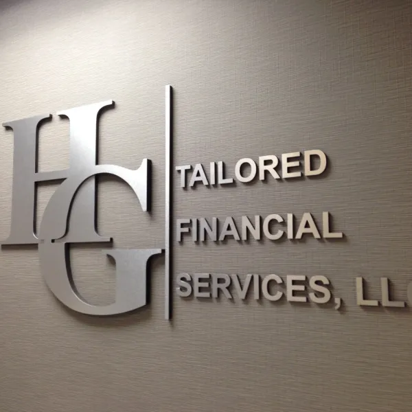 Brushed Alumninum Laminate Letters