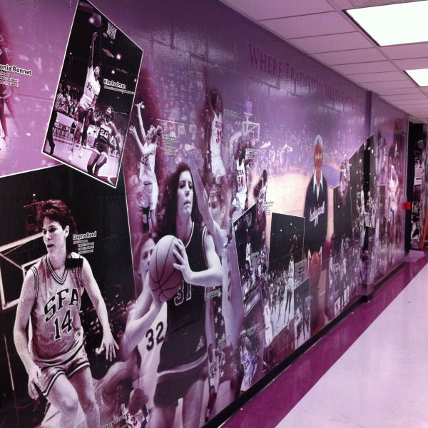 College Sports Wall Wrap Mural