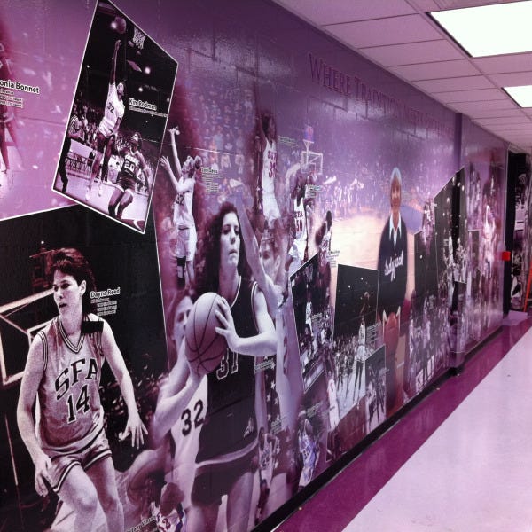 College Sports Wall Wrap Mural