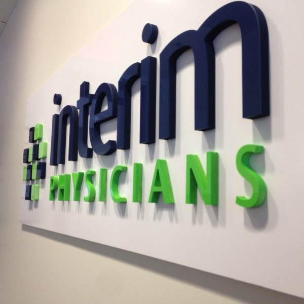 Dimensional Letter Sign