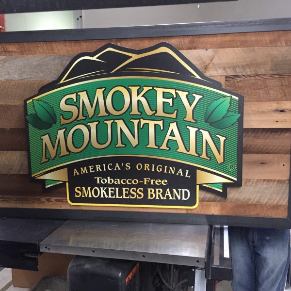 Reclaimed Wood Lobby Sign