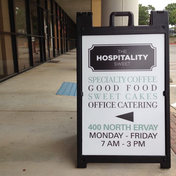 Restaurant A-Frame Sign
