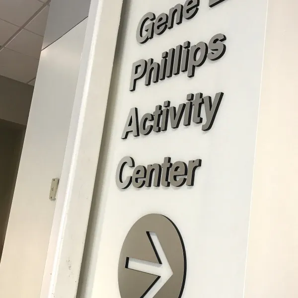 School Wayfinding Sign