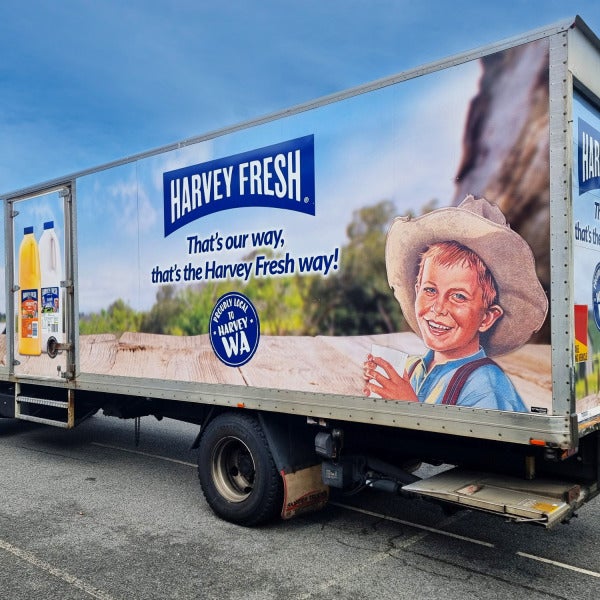Lactalis Harvey Fresh Truck Wrap