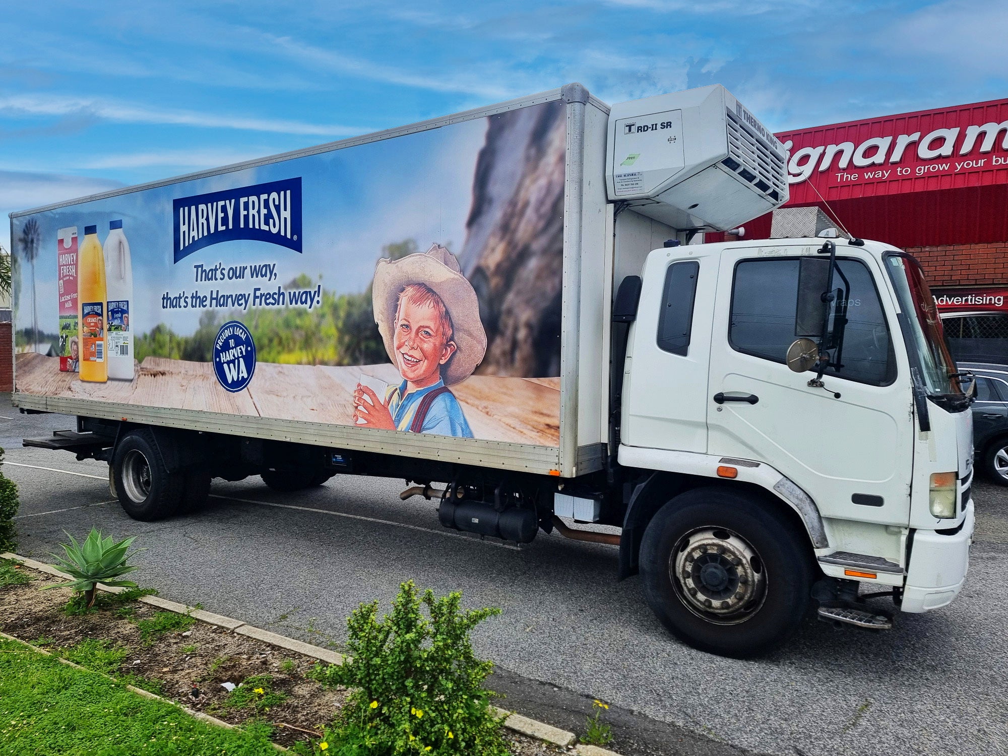 Lactalis Harvey Fresh Truck Wrap