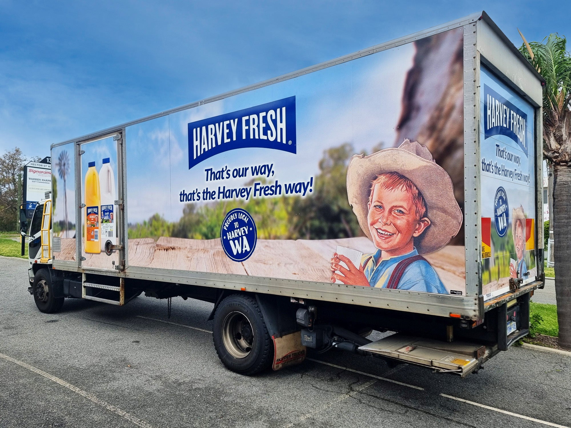 Lactalis Harvey Fresh Truck Wrap