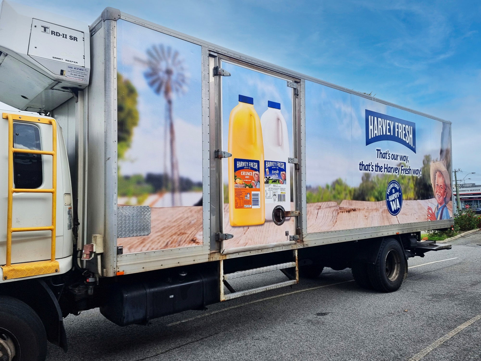 Lactalis Harvey Fresh Truck Wrap