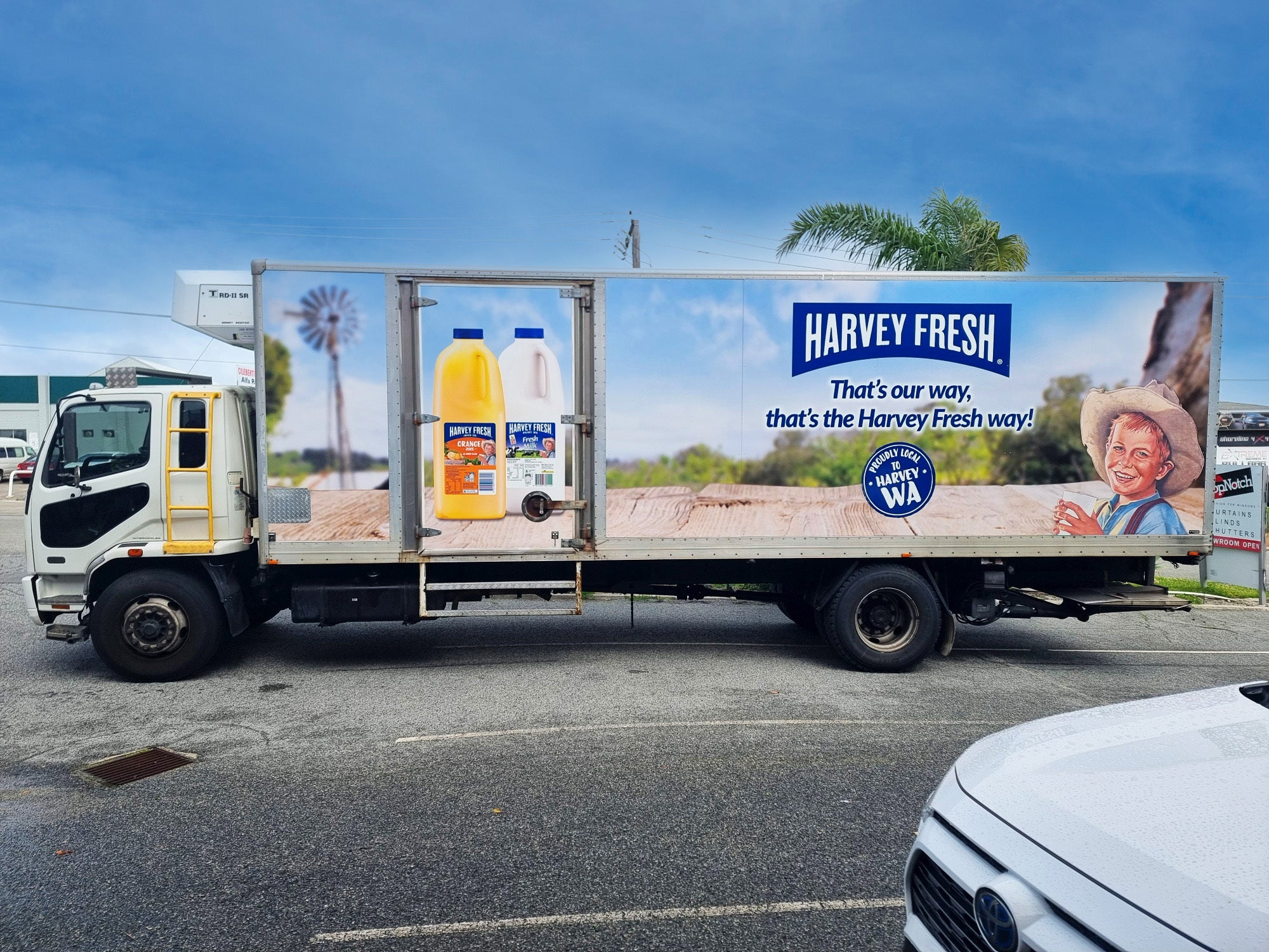 Lactalis Harvey Fresh Truck Wrap