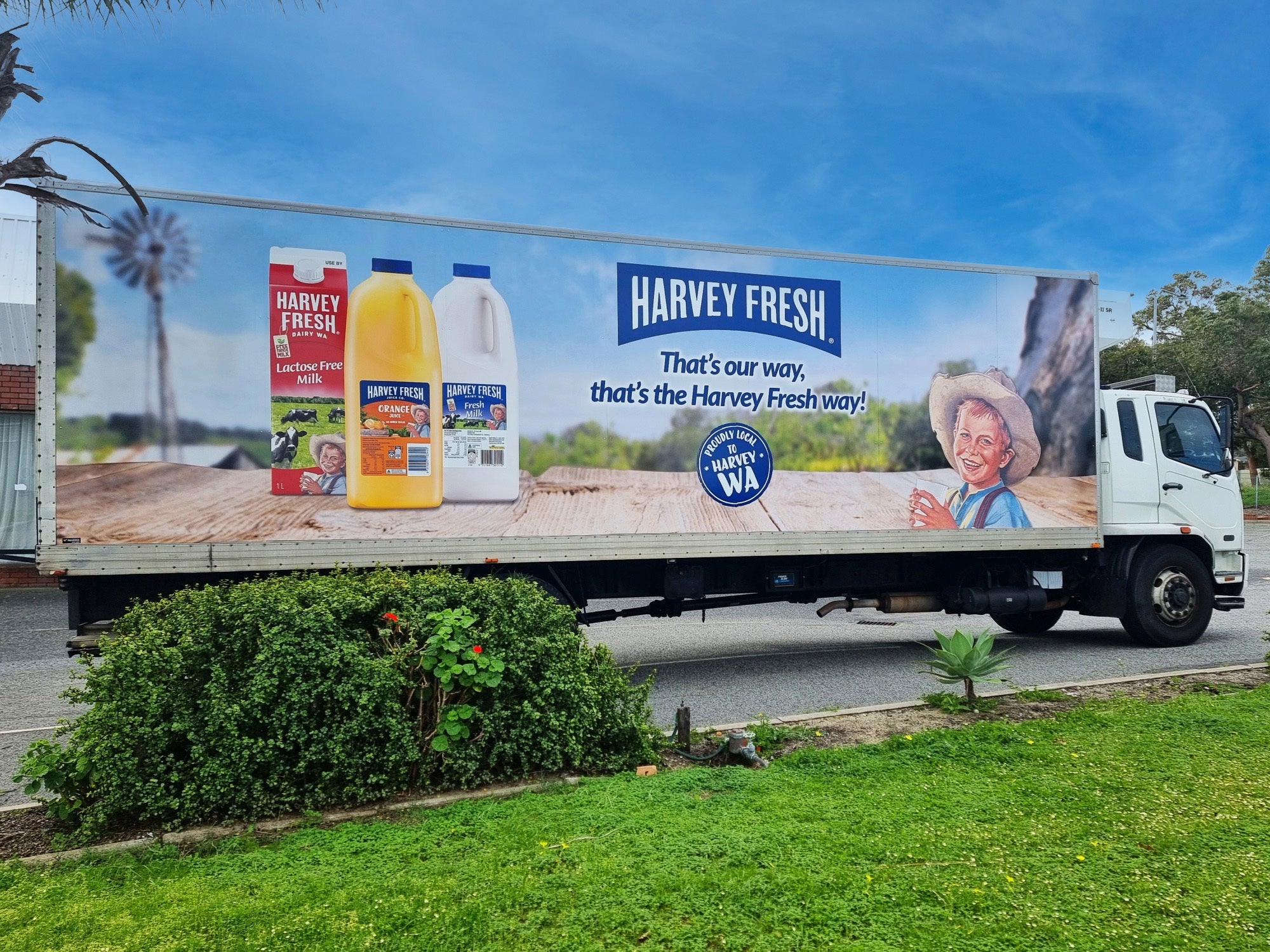 Lactalis Harvey Fresh Truck Wrap