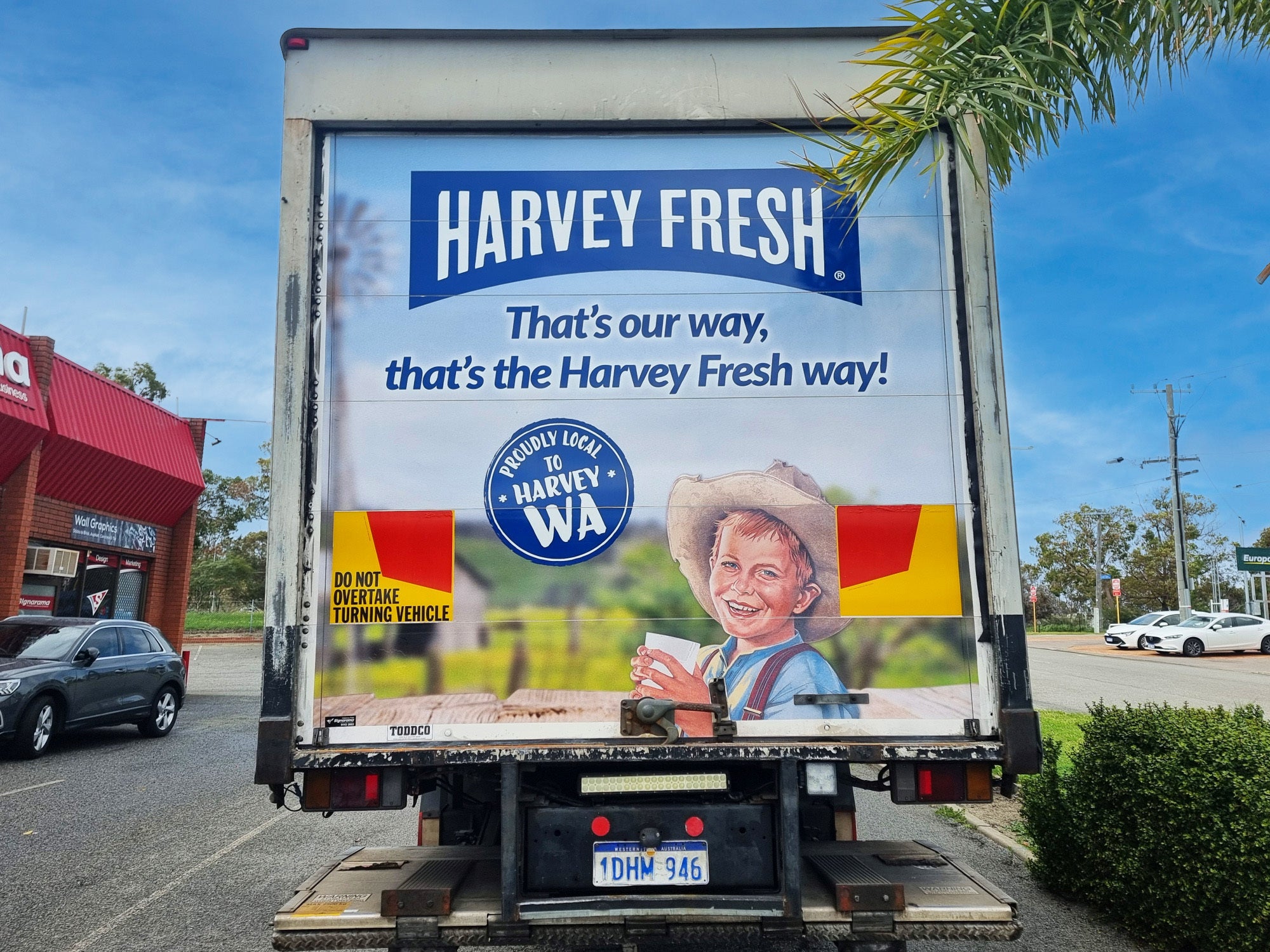 Lactalis Harvey Fresh Truck Wrap