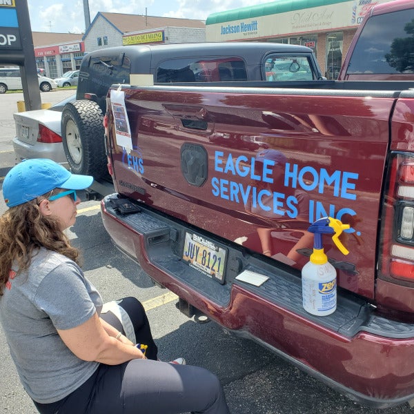 Vehicle Lettering for Eagle Home Services