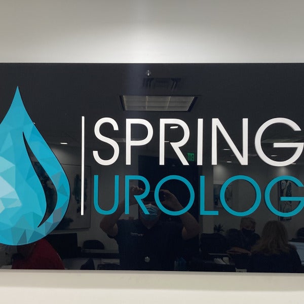 Springs Urology Dimensional Lobby Sign