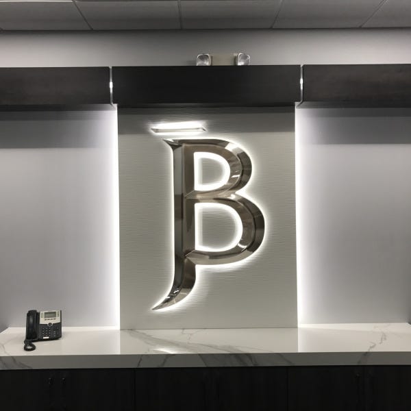 Jared Bossola Law Lit Logo Sign
