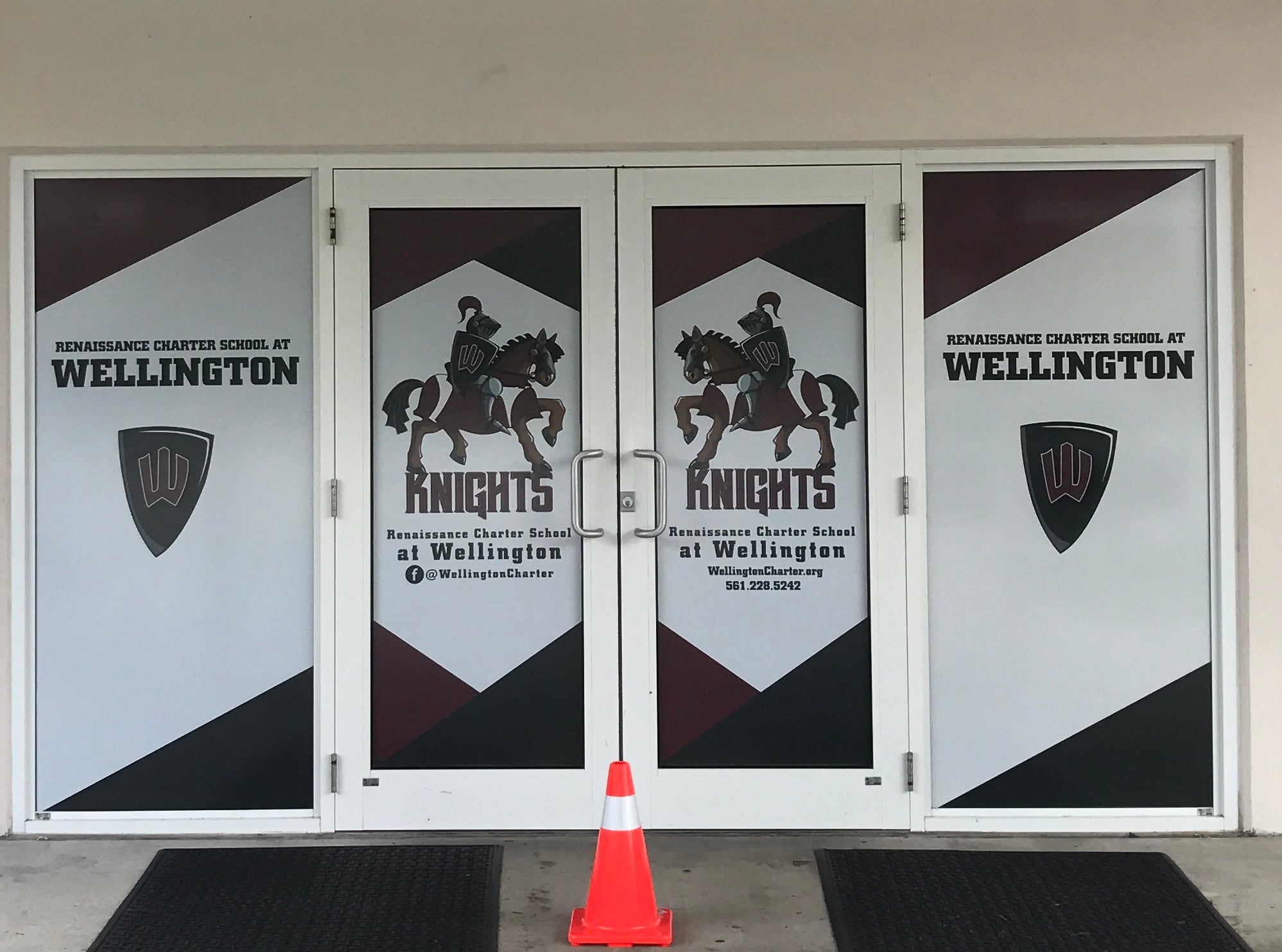 Covering School Doors for Safety and Privacy in Wellington, FL!