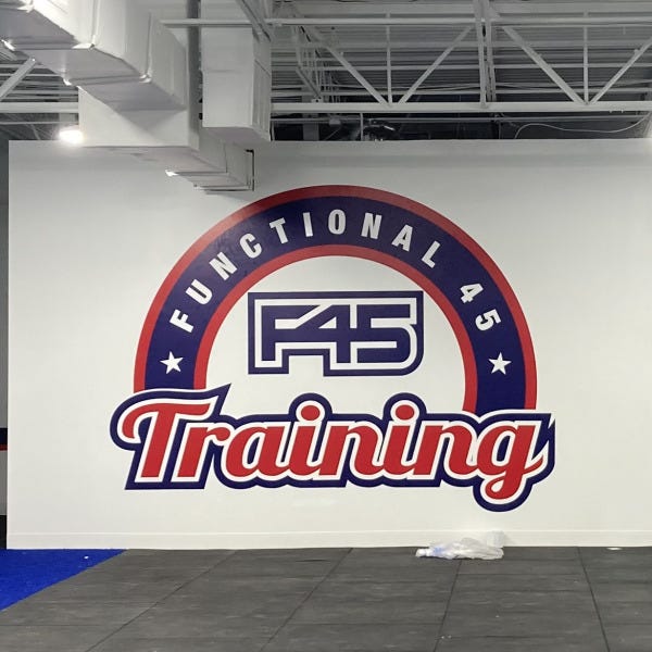 F45 Fitness in Coral Springs, FL Wall Graphics