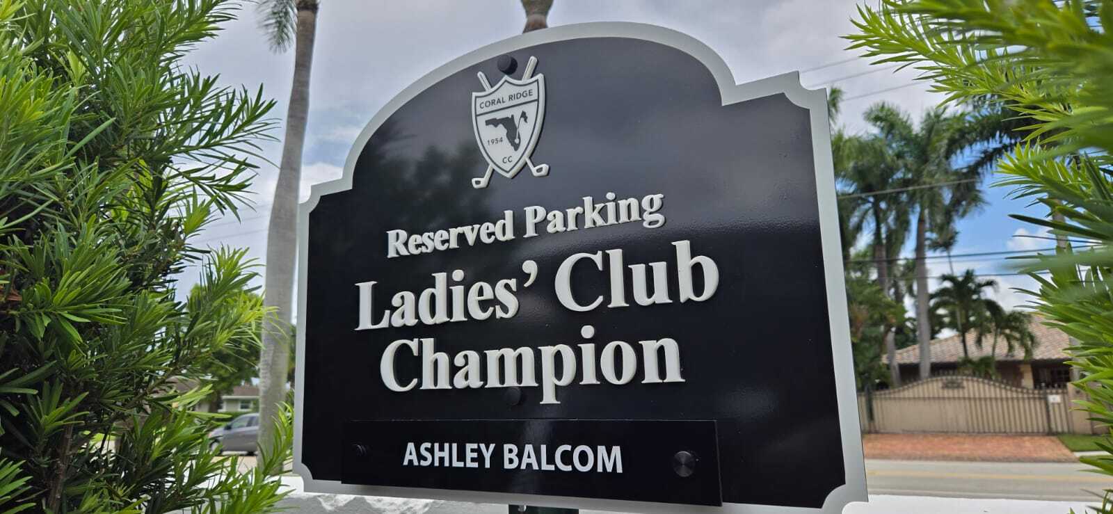 Signage for Champions