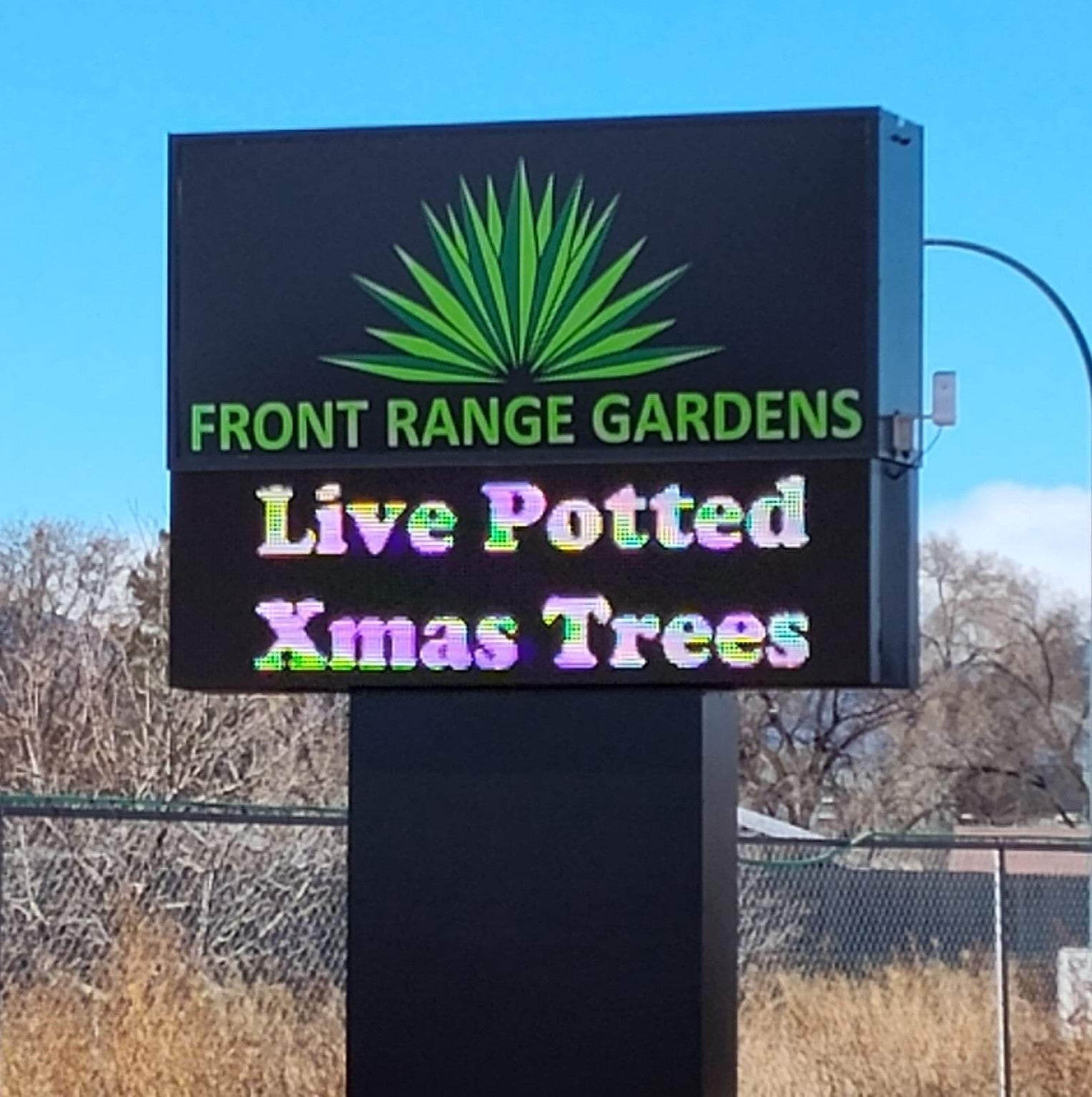 ELECTRONIC MESSAGE CENTER - FRONT RANGE GARDENS