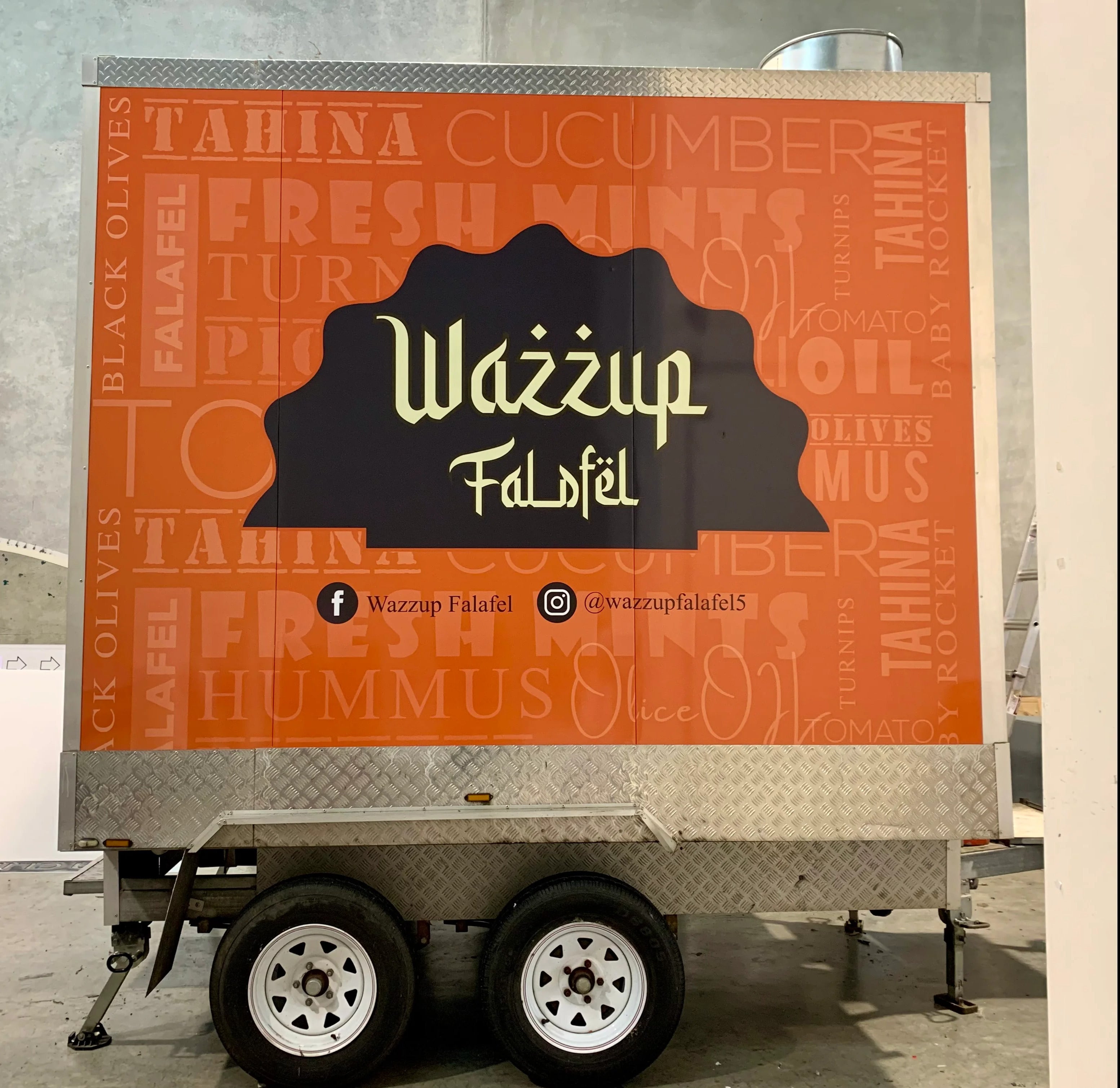 Food Trucks - Wazzup Falafel - Northcote VIC