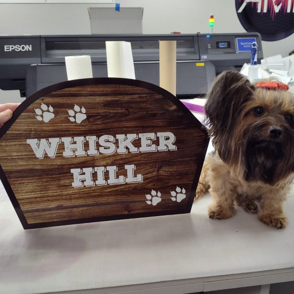 SPECIALTY SIGN FOR A SPECIAL CLIENT