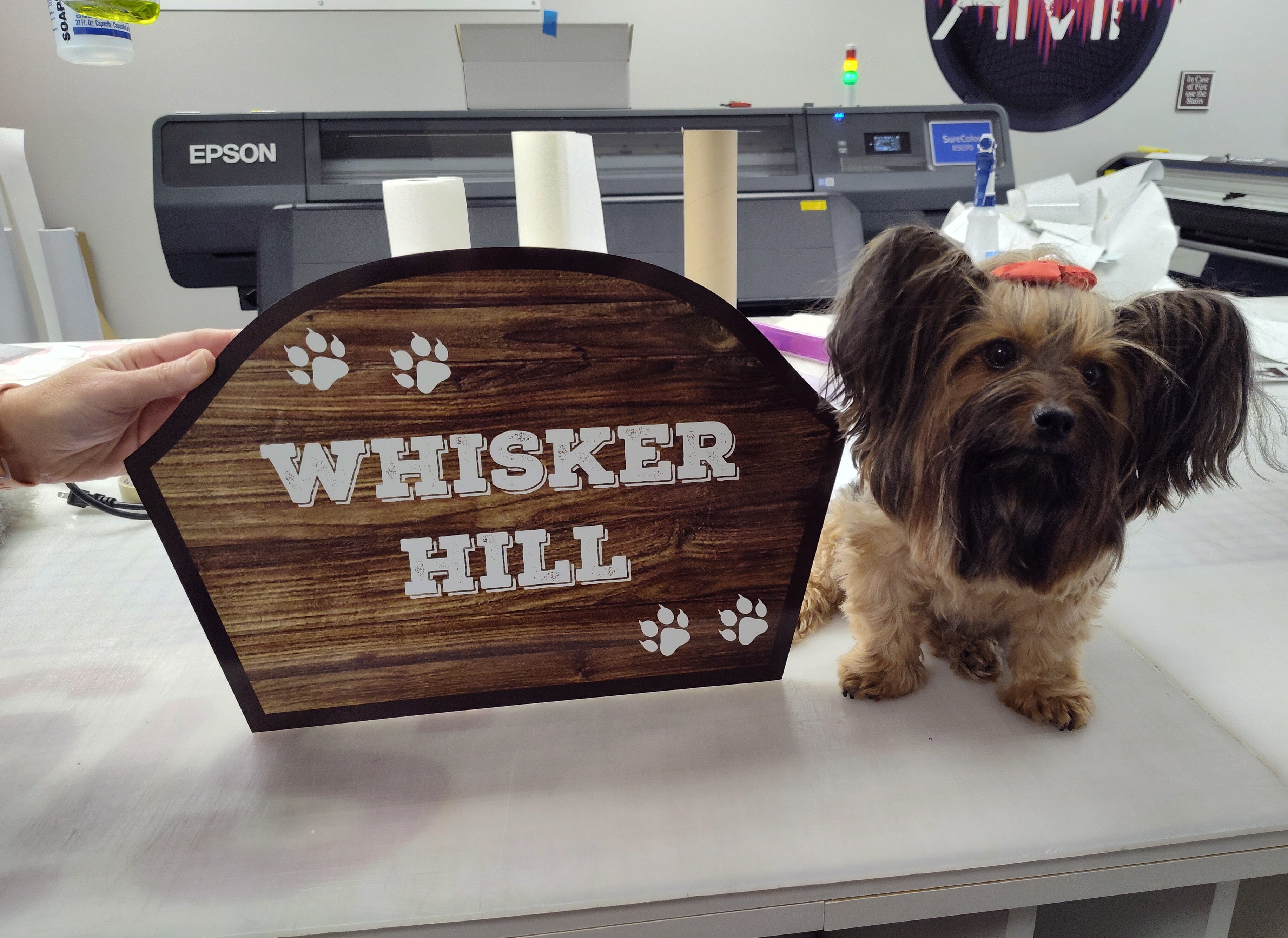 SPECIALTY SIGN FOR A SPECIAL CLIENT