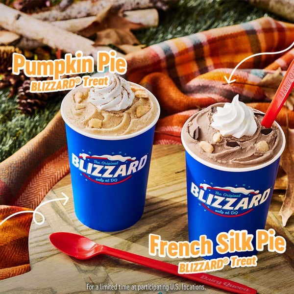 Indulge in Dairy Queen's Decadent Fall Blizzard Treat Menu with Buy One, Get One Free Deal! Indulge in Dairy Queen's Decadent Fall Blizzard Treat Menu with Buy One, Get One Free Deal!