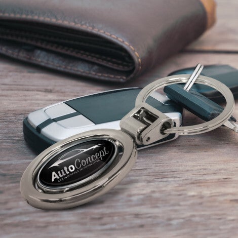 Spinning Metal Key Ring