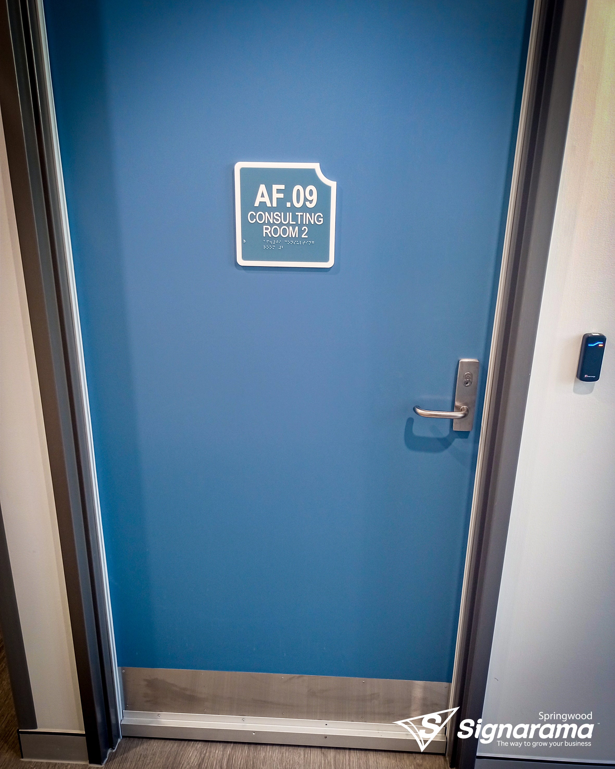 Bedford Braille Signage