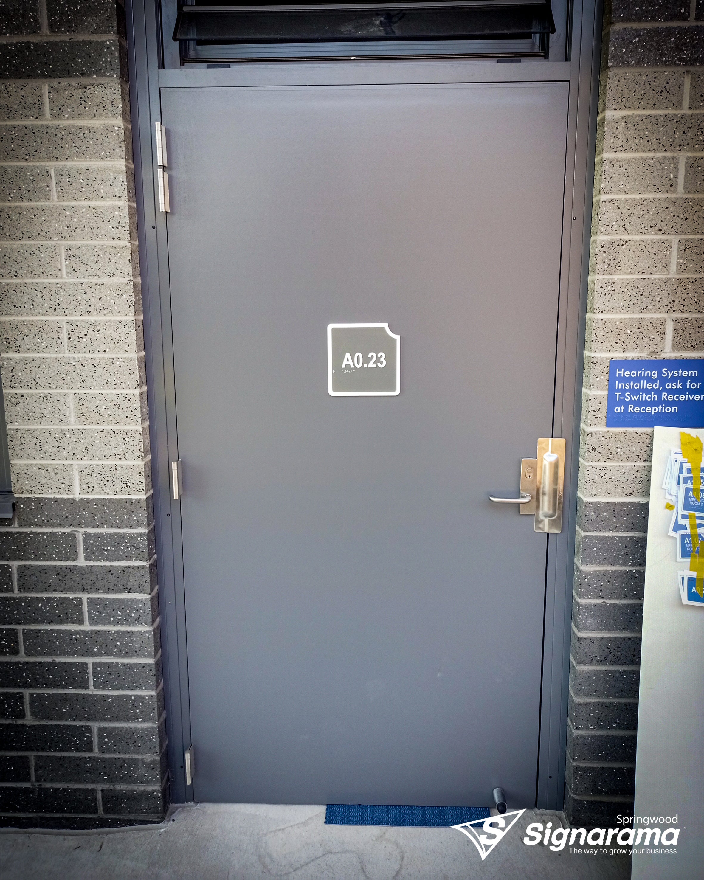 Bedford Braille Signage