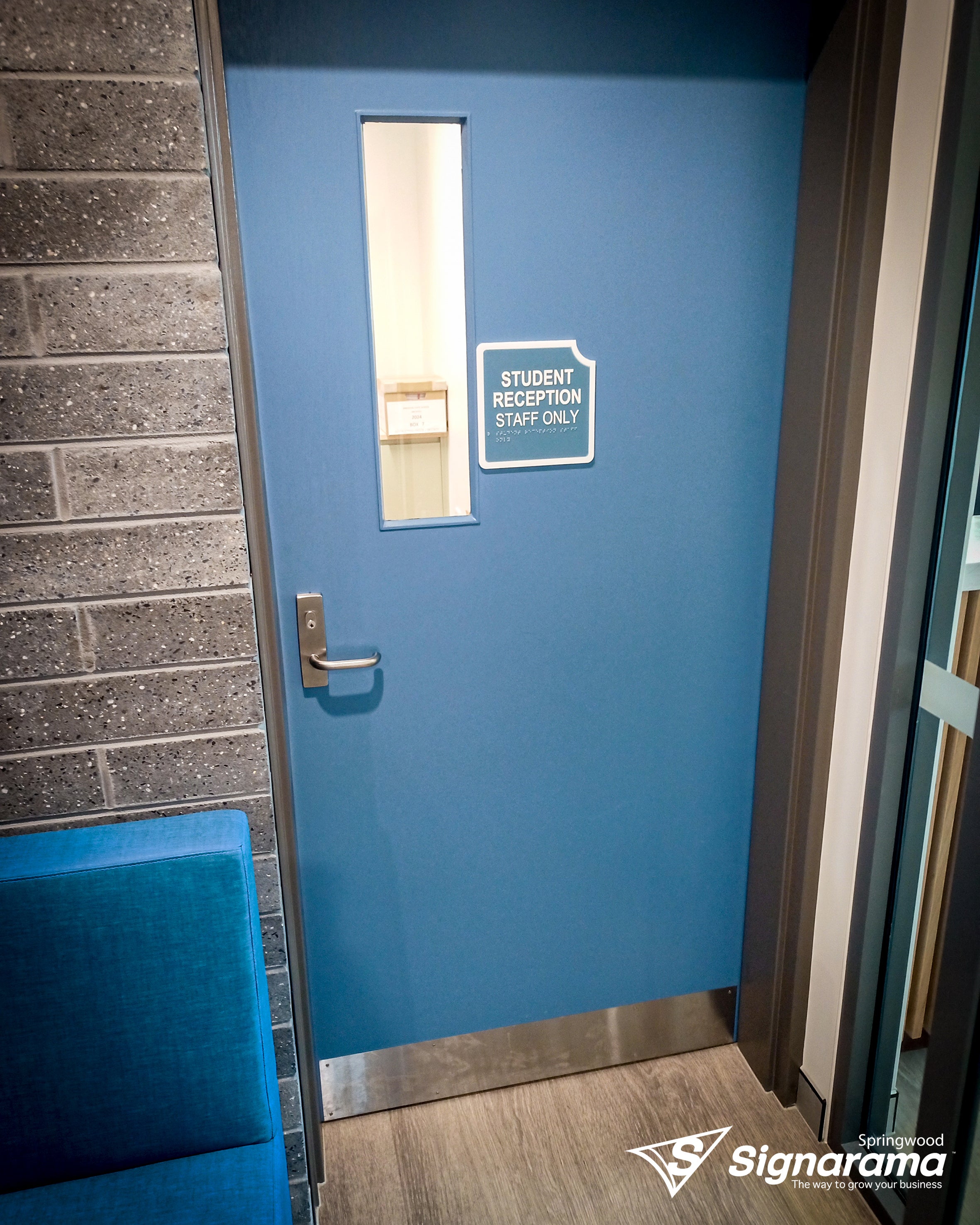 Bedford Braille Signage