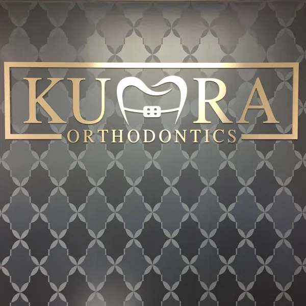 Kumra Orthodontics (Washington DC) - Metal Laminate Dimensional Reception Sign