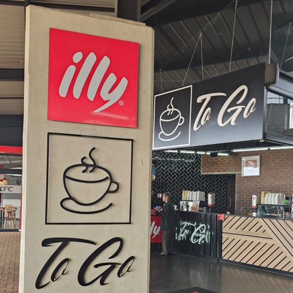 New signage done for Illy cafe