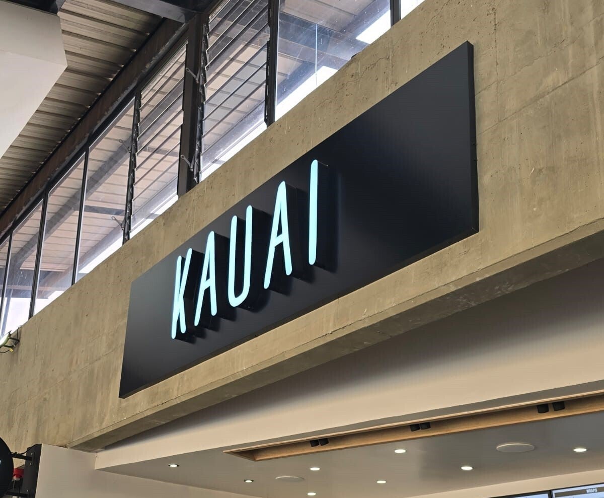 New signage done for Kauai
